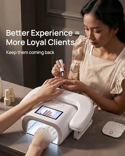 AI UV LED Nail Lamp - 109 LEDs with HD Display & Smart Curing