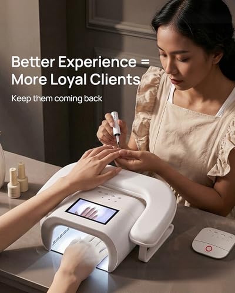 AI UV LED Nail Lamp - Fast Gel Curing for Professional & Home Use