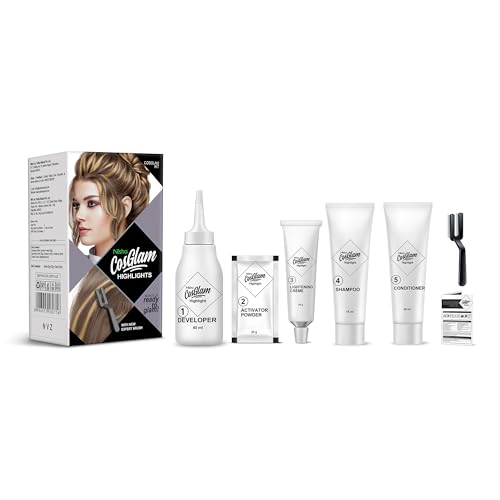 Nisha Cosglam Hair Highlights Kit - DIY Bleach & Color