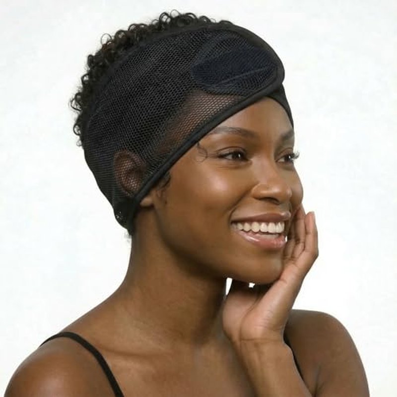 DONNA Argan Mesh Wrap - Black Hair Wrap for Women