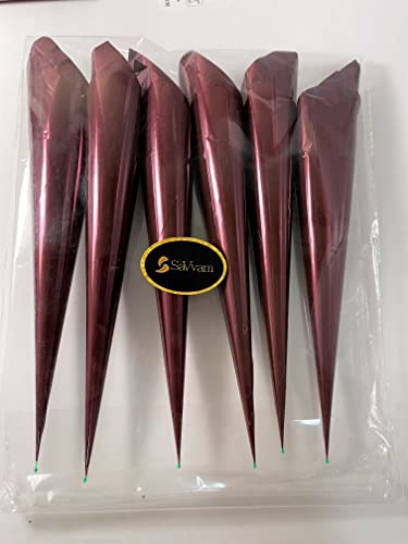 Large Empty Pre-Rolled Henna Cones (Pack of 6)