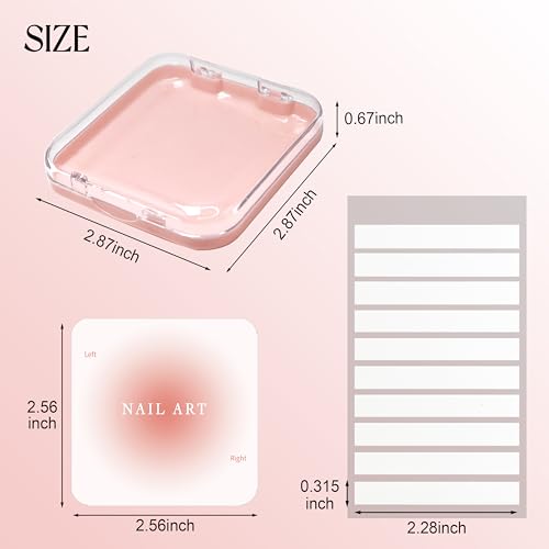 Press On Nail Storage Box 9-Piece Set with Display Cards