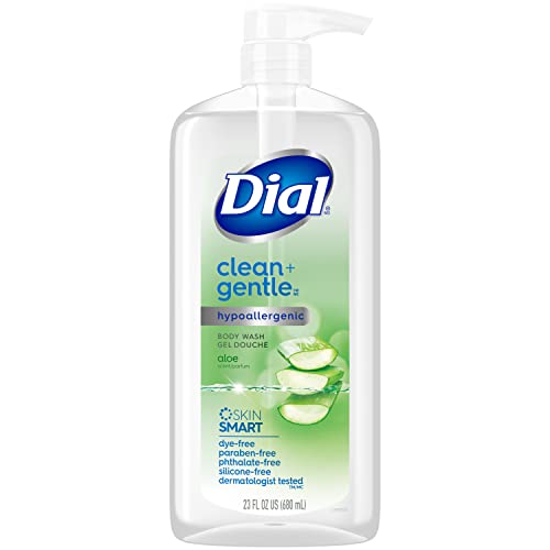 Dial Body Wash, Healthy & Sensitive Aloe Scent, 23 fl oz, Pack of 3