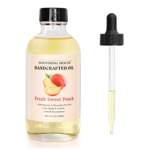 Peach Body Oil with Almond & Jojoba - 4 fl oz