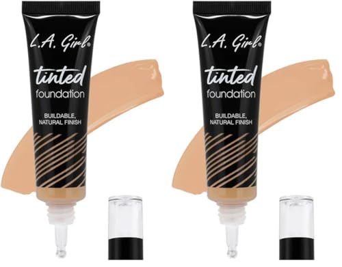L.A. Girl Tinted Foundation Tawny GLM759 - Pack of 2