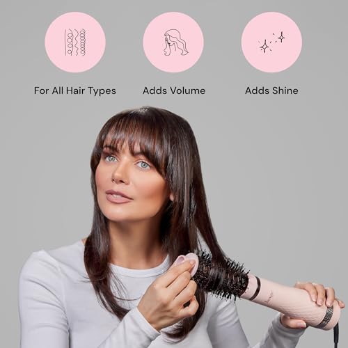 L'ANGE HAIR Blow Dryer Brush 60mm Oval | Ionic Titanium