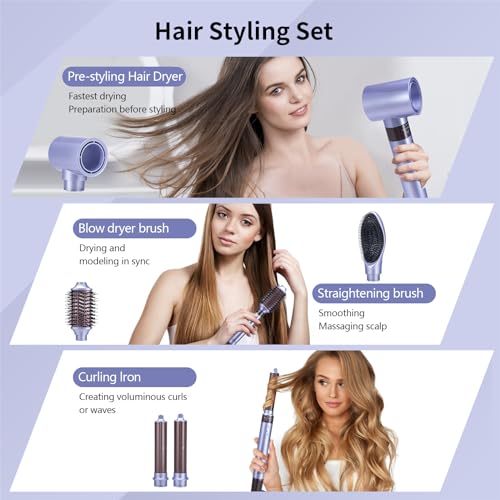 AIKO PRO 5-in-1 Hot Air Styler & Hair Dryer Brush Set