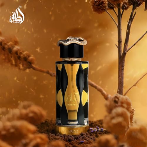 Lattafa Teriaq Intense Unisex Eau de Parfum Spray 3.4oz - Long Lasting Oriental Scent