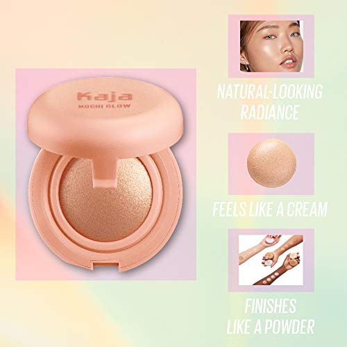 KAJA Mochi Glow Bouncy Highlighter | 03 Luna | Cruelty-free, Paraben-free, Sulfate-free, Phtalates-free, K-Beauty