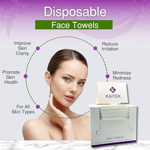 XL Biobased Disposable Face Towels – 50 Count