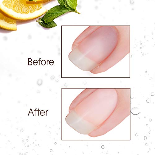 Gena Nail Brite Whitening Scrub with Brush - Brightening Nail Treatment, 4 oz