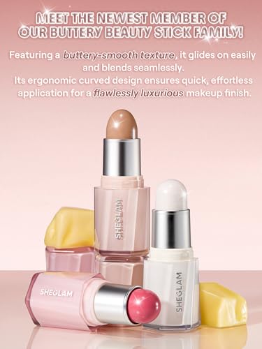 SHEGLAM Buttery Bling Highlighter Stick - Rose Rush
