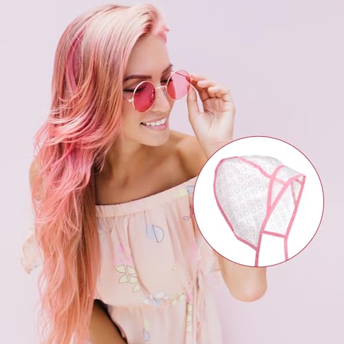Hair Highlighting Kit with 12 Caps & Tools for DIY Color