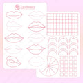 Realistic Silicone Lip Practice Pad – 10 Shapes for PMU Training