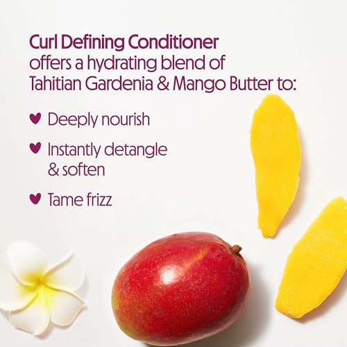 Not Your Mother's Naturals Curl Defining Shampoo and Conditioner (2 Pack) - 98% Naturally Derived Ingredients - All Hair Types - Gardenia Mango Butter