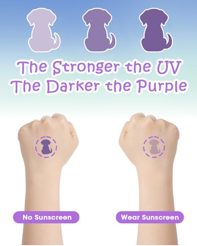160 UV Detection Temporary Tattoos - Sun Protection Reminder Stickers