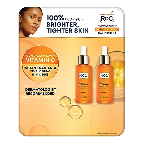 Roc Revive and Glow Vitamin C Serum, 1.7 Ounce (Pack of 2)