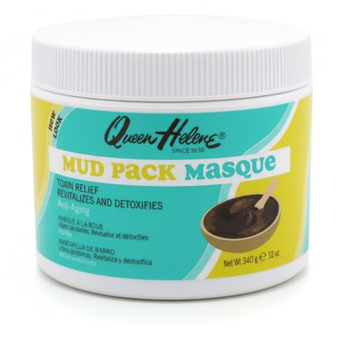 Queen Helene Mud Pack Masque, 12 Ounce, Cleanser, Softening, Smoothening, Tightens Loose Skin, Stimulates Blood Circulation