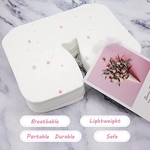 Disposable Face Cradle Covers 500 Pack - Soft Cotton Massage Headrest Covers