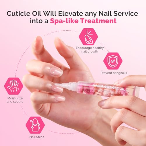 MelodySusie Lavender Nail Care Kit 13Pcs Nail Prep & Cuticle Remover Set