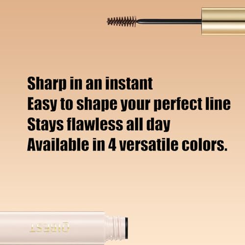 Eyebrow Gel Shapes Brow Filler Water-Resistant,Long-Lasting Cruelty-Free Locks Brow Hairs In Place (RED BROWN)