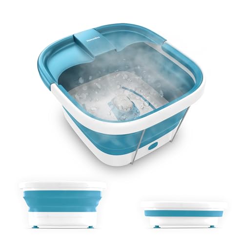Collapsible Foot Spa with Heat Maintenance & Pumice Stone