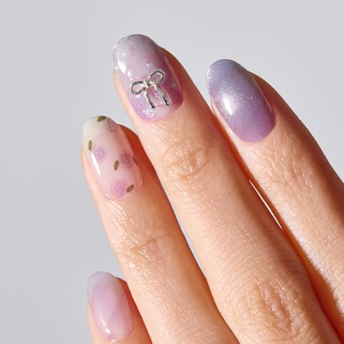 ohora Dreamy Rose Semi-Cured Gel Nail Strips - Salon Quality