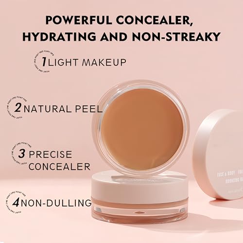 MAEPEOR Cream Concealer 15 Colors - Full Coverage, Waterproof