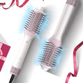 2-in-1 Blow Dryer Brush & Straightener with Ionic Ceramic