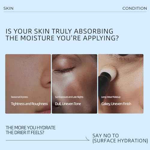 YILIAN Face Mist Natural Facial Spray with HA, Soothing and Calming Sensitive Skin, 10.14 fl. oz.