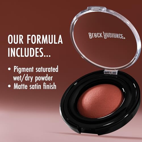 Black Radiance Artisan Color Baked Blush - Warm Berry 1 oz Natural Glow Makeup