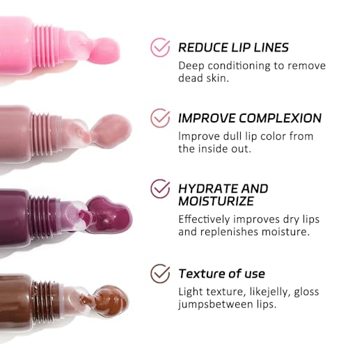FeiCuiYun 08 Iced Coffee Summer Lip Butter – Ultra-Hydrating Vegan Lip Balm with Sheer Shine