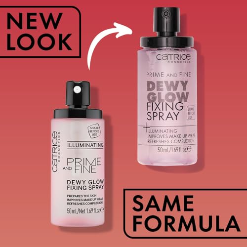 Catrice Prime & Fine Illuminating Dewy Glow Makeup Spray - Hydrating Primer & Finisher