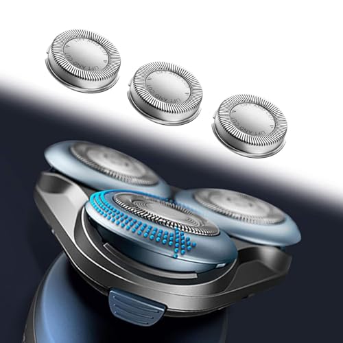 Poweka HQ56 Replacement Shaver Heads for HQ3 HQ4 HQ55 HQ56 HQ6,Razor Shaving Heads Blade Compatible with Philipss Norelcos HQ300 HQ442 HQ916 HS190 HQ6990 Electric Shavers