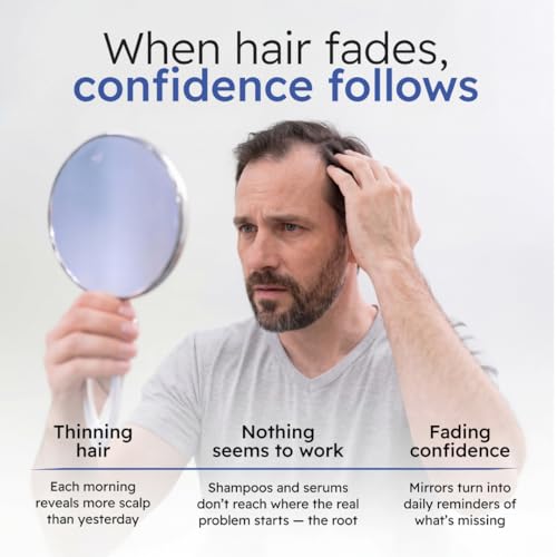 Copper Peptide Serum for Fuller, Thicker Hair & Healthy Scalp - 3 Month Supply