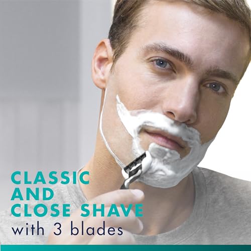 Gillette Mach3 Razor Refills for Men, 10 Razor Blade Refills