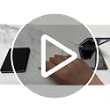 Travel Compact Vanity Mirror - Black, Double-Sided Magnifying & Regular Mirror, Portable for Handbag & Pocket - Classic Black