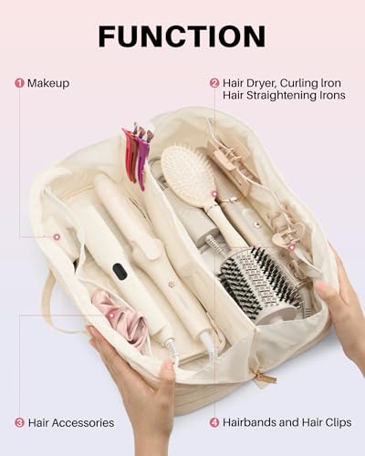 Noldena Travel Case for Full-Size Styling Tools with Heat Mat