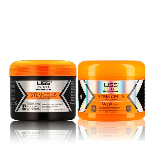 Liss Expert Stem Cell Hair Smoothing Treatment & Magic AI Mask Set - 8.45 oz
