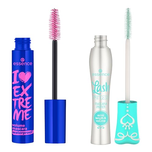 Essence I Love Extreme Volume Waterproof Mascara & Lash Primer Bundle