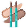KIMUSE Waterproof Eyeshadow Stick Duo - Creamy Highlighter Pencil Set