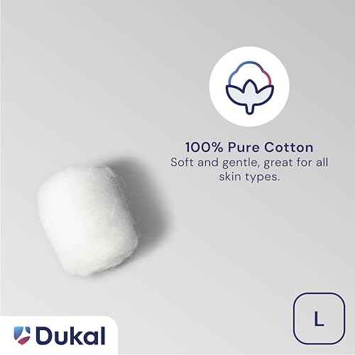 Dukal - 802 Cotton Balls, Non Sterile, Large (Pack of 2000)