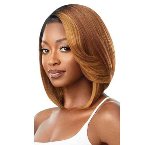 Outre Synthetic Melted Hairline Deluxe Wide Lace Part Wig - MYRANDA (1 Jet Black)