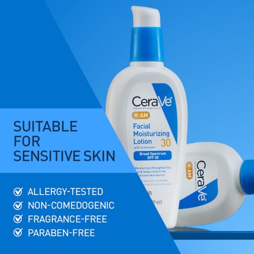 CeraVe AM Facial Moisturizer SPF 30 with Hyaluronic Acid