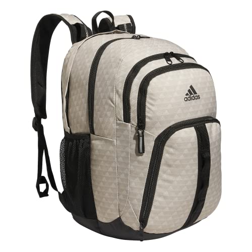 adidas Prime 6 Backpack, BOS Mini Monogram Wonder Beige/Black, One Size