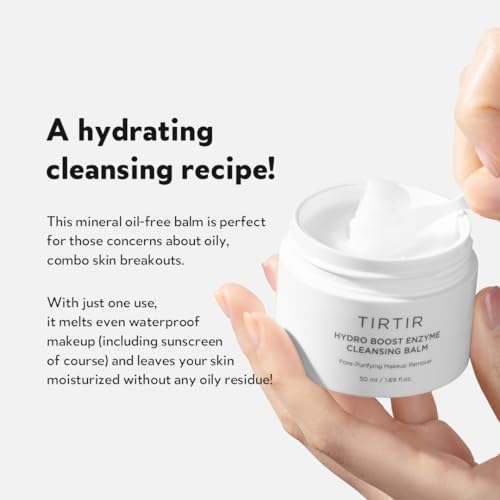 TIRTIR Hydro Boost Enzyme Cleansing Balm 0.3oz Deep Hydrating Makeup Remover