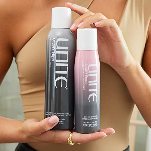 UNITE Hair ? U:DRY Fresh ? Waterless Dry Conditioner Spray to Restore Moisture, Soften & Smooth Between Washes ? UV & Thermal Protection ? 3.2 Oz