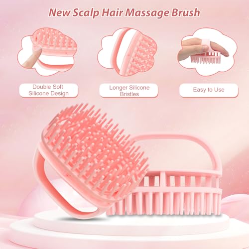 DUAIU Hair Oil Applicator Set with Scalp Massager & Spray Bottle