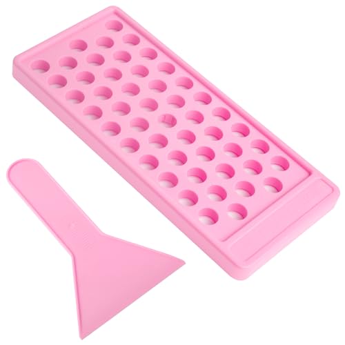 50Pcs Lip Balm Tubes Empty 5.5ml(0.18 oz)- BPA Free Twist-Up Containers with Color Caps, Leak-Proof DIY Lip Balm, for Homemade Lipstick, Mix Color Cap