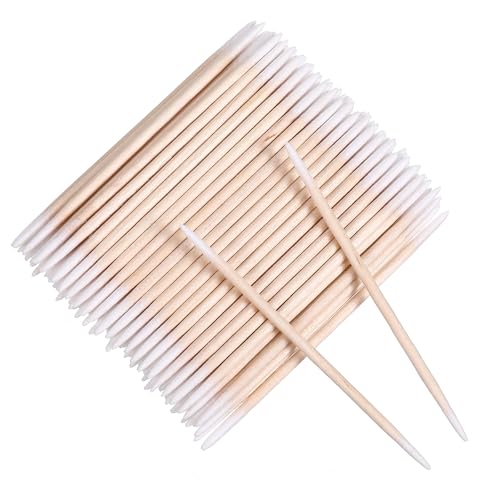 500 Pcs Double-Ended Cotton Swabs for Makeup & Cleaning
